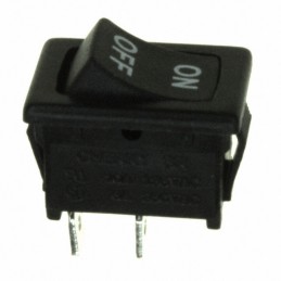 1 pcs : SRB22A2DBBNN - SWITCH ROCKER SPST 10A 125V