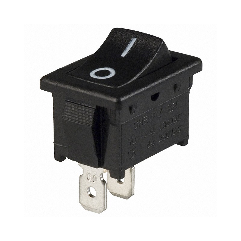 1 pcs : SRB22A2FBBNN - SWITCH ROCKER SPST 10A 125V