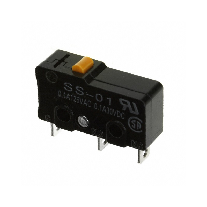 1 pcs : SS-01 - SWITCH SNAP ACT SPDT 0.1A 125V