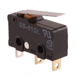 1 pcs : SS-01GL - SWITCH SNAP ACT SPDT 0.1A 125V