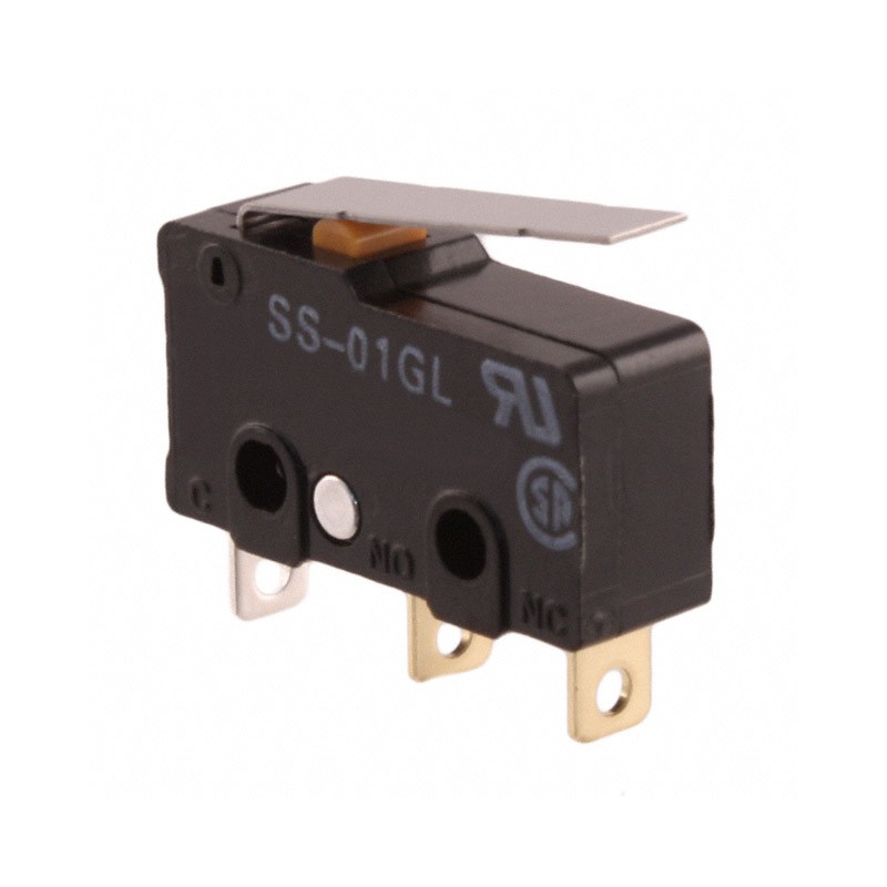 1 pcs : SS-01GL - SWITCH SNAP ACT SPDT 0.1A 125V