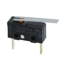 1 pcs : SS-01GL111-2T - SWITCH SNP ACT SPST-NC 0.1A 125V