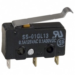 1 pcs : SS-01GL13 - SWITCH SNAP ACT SPDT 0.1A 125V
