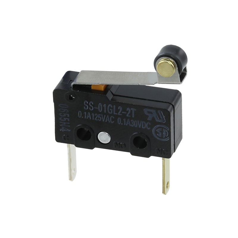 1 pcs : SS-01GL2-2T - SWITCH SNP ACT SPST-NC 0.1A 125V