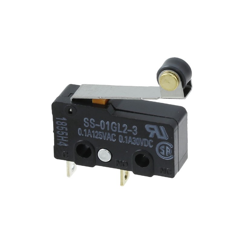 1 pcs : SS-01GL2-3 - SWITCH SNP ACT SPST-NO 0.1A 125V