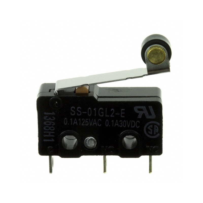 1 pcs : SS-01GL2-E - SWITCH SNAP ACT SPDT 0.1A 125V