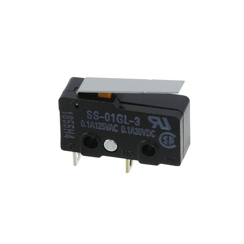1 pcs : SS-01GL-3 - SWITCH SNP ACT SPST-NO 0.1A 125V