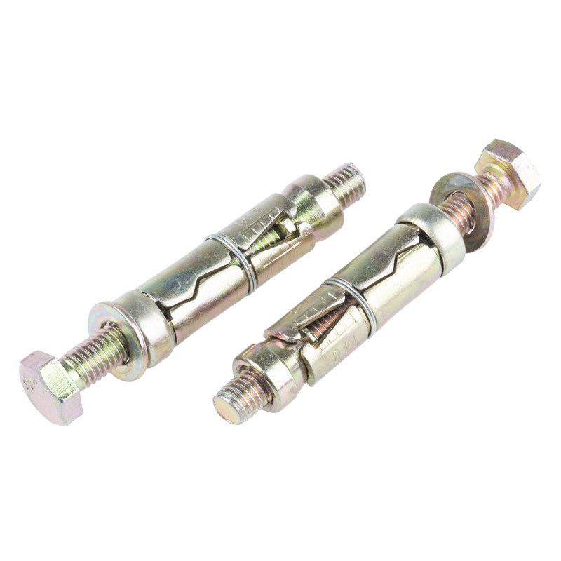 1 Bag of 10 - RS PRO Carbon Steel Shield Anchor Loose Bolt M8 x 50mm, 14mm Fixing Hole