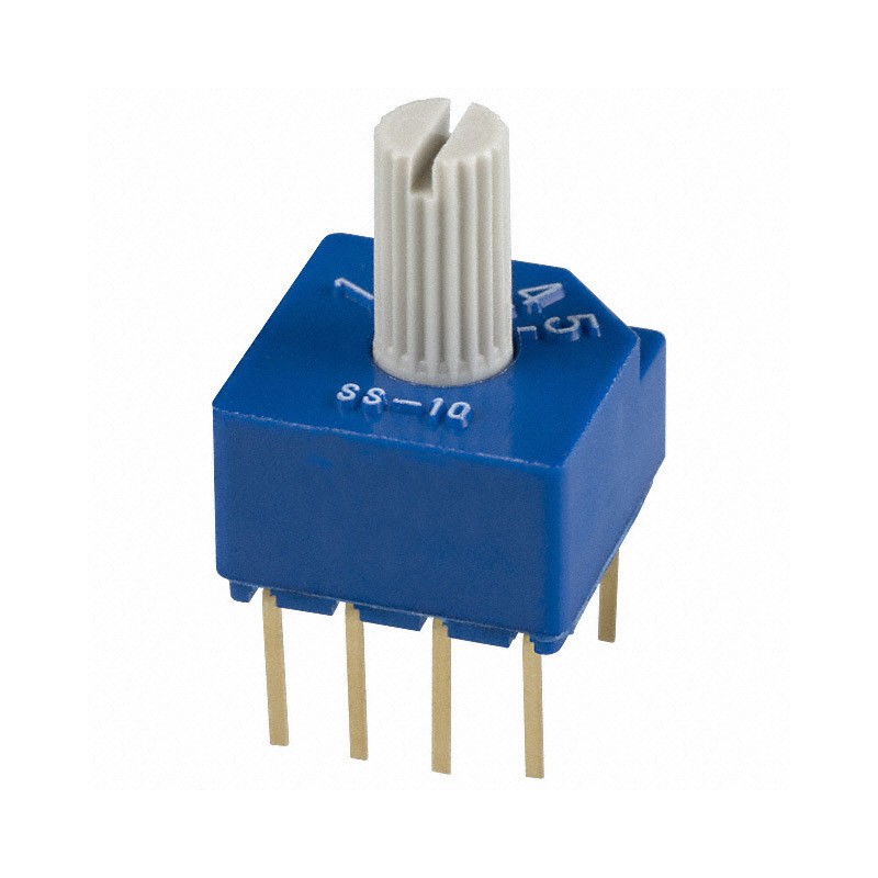 1 pcs : SS-10-15SP-LE - SWITCH ROTARY DIP SP5T 0.1A 5V