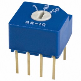 1 pcs : SS-10-23NPE - SWITCH ROTARY DIP DP3T 0.1A 5V