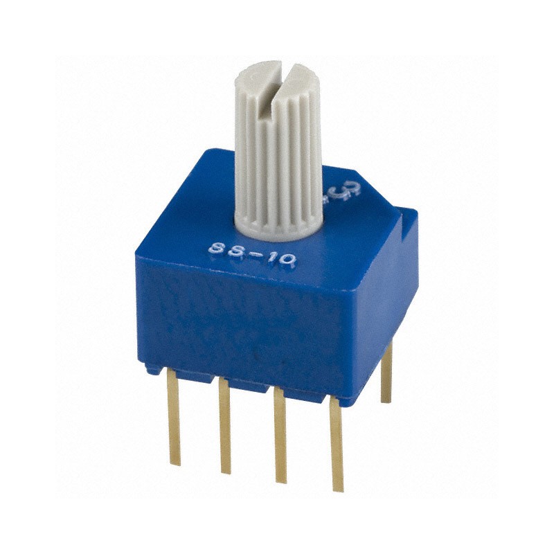 1 pcs : SS-10-23NP-LE - SWITCH ROTARY DIP DP3T 0.1A 5V