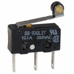 1 pcs : SS-10GL2T - SWITCH SNAP ACTION SPDT 10A 250V
