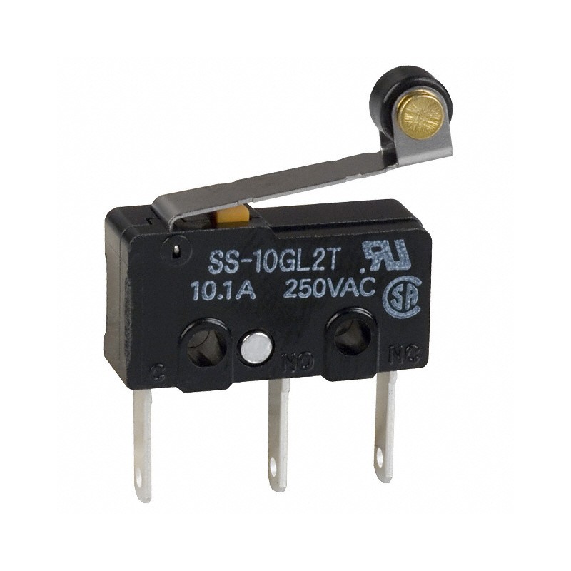 1 pcs : SS-10GL2T - SWITCH SNAP ACTION SPDT 10A 250V
