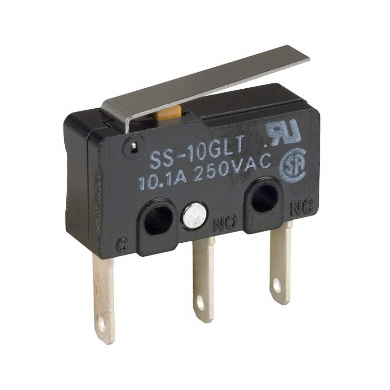 1 pcs : SS-10GLT - SWITCH SNAP ACTION SPDT 10A 250V
