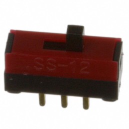 1 pcs : SS12SBP4 - SWITCH SLIDE SPDT 0.4VA 28V