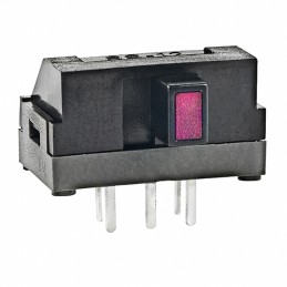 1 pcs : SS12SDH2LC - SWITCH SLIDE SPDT 100MA 30V