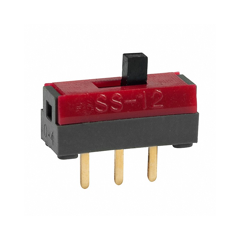 1 pcs : SS12SDP4 - SWITCH SLIDE SPDT 0.4VA 28V