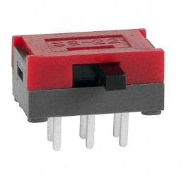 1 pcs : SS22SDH2 - SWITCH SLIDE DPDT 100MA 30V