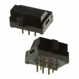 1 pcs : SS22SDH2LF - SWITCH SLIDE DPDT 100MA 30V