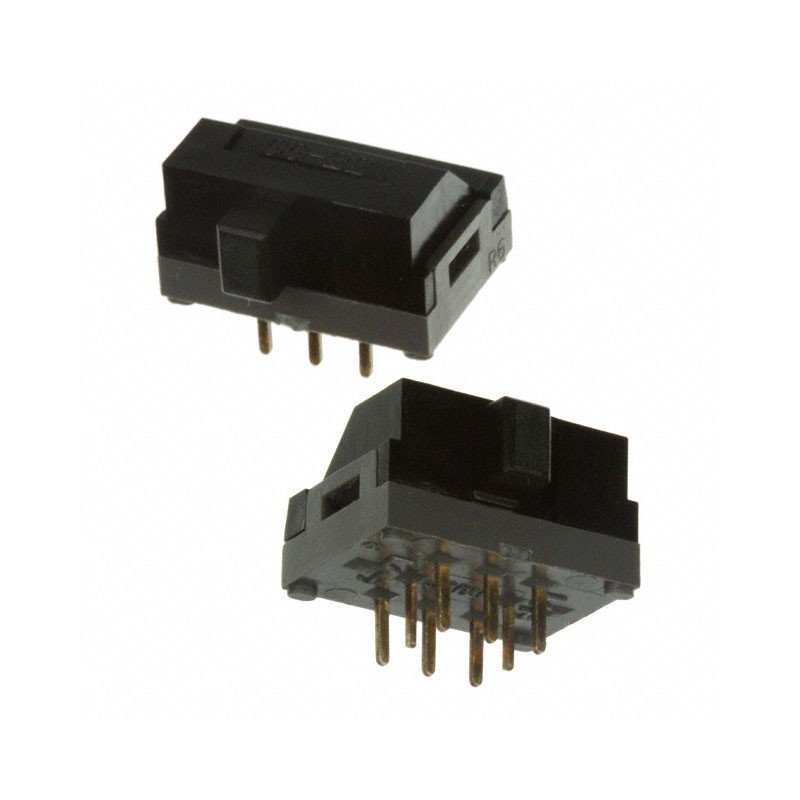 1 pcs : SS22SDH2LF - SWITCH SLIDE DPDT 100MA 30V