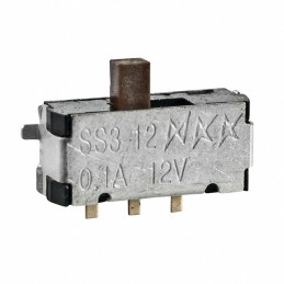 1 pcs : SS312SAH4 - SWITCH SLIDE SPDT 0.4VA 28V