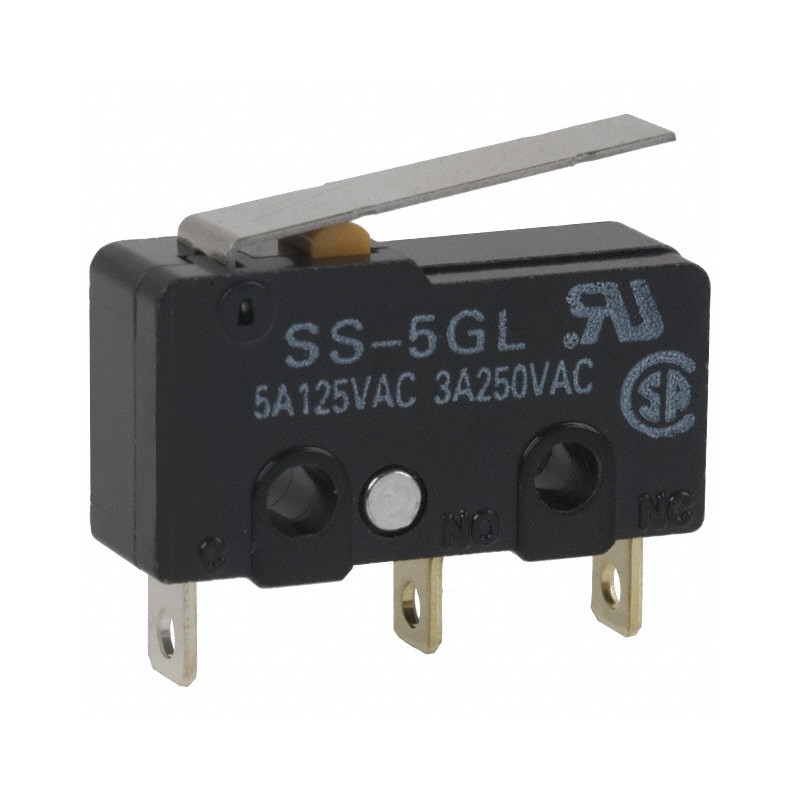 1 pcs : SS-5GL - SWITCH SNAP ACTION SPDT 5A 125V