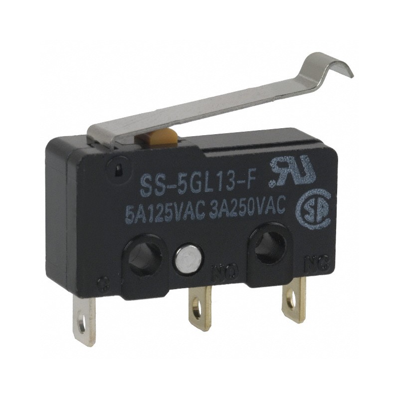 1 pcs : SS-5GL13-F - SWITCH SNAP ACTION SPDT 5A 125V