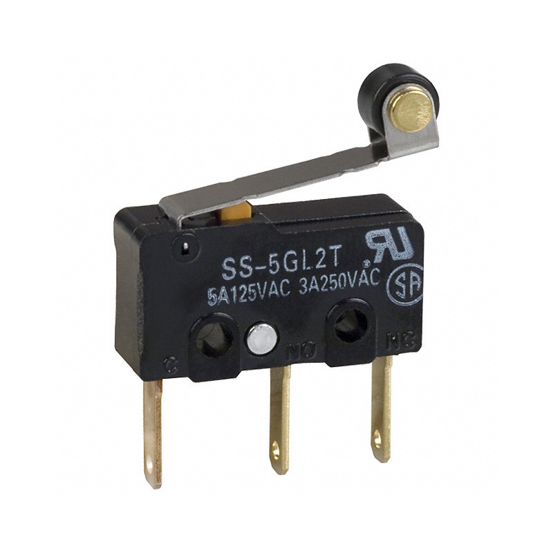 1 pcs : SS-5GL2T - SWITCH SNAP ACTION SPDT 5A 125V