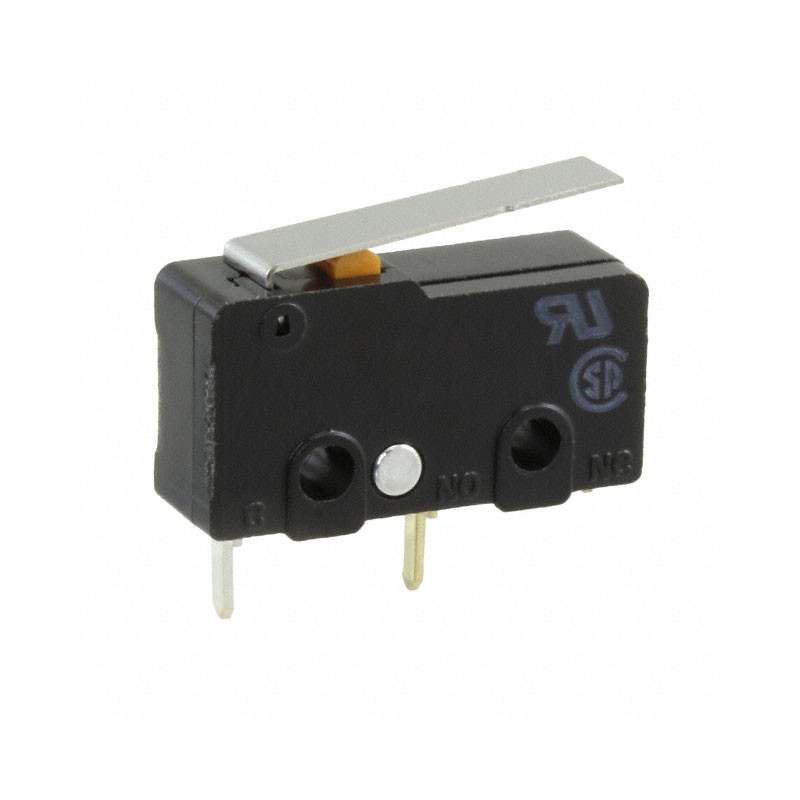 1 pcs : SS-5GL-3D - SWITCH SNAP ACT SPST-NO 5A 125V