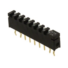 1 pcs : STV08 - SWITCH SLIDE DIP SPST 0.01A 5V