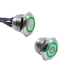 1 pcs : SV4F23SS-6G1 - SWITCH PB SPST-NO 2A 36V