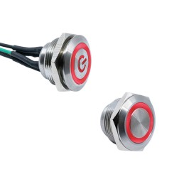 1 pcs : SV7F23SS-6G1 - SWITCH PB SPST-NO 2A 36V