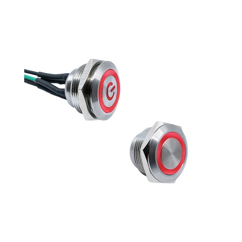 1 pcs : SV7F23SS-6G1 - SWITCH PB SPST-NO 2A 36V