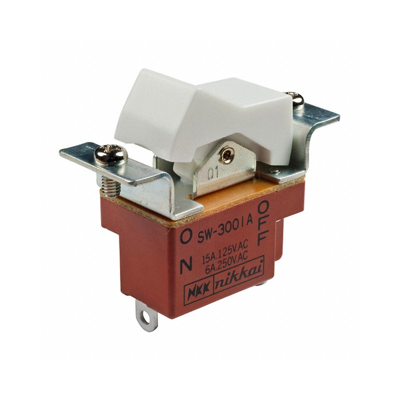 1 pcs : SW3001A - SWITCH ROCKER SPST 15A 125V
