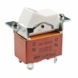 1 pcs : SW3006A - SWITCH ROCKER DPDT 20A 125V