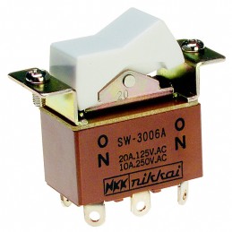 1 pcs : SW3006A - SWITCH ROCKER DPDT 20A 125V