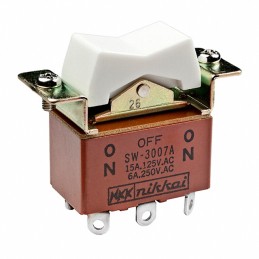 1 pcs : SW3007A - SWITCH ROCKER DPDT 15A 125V