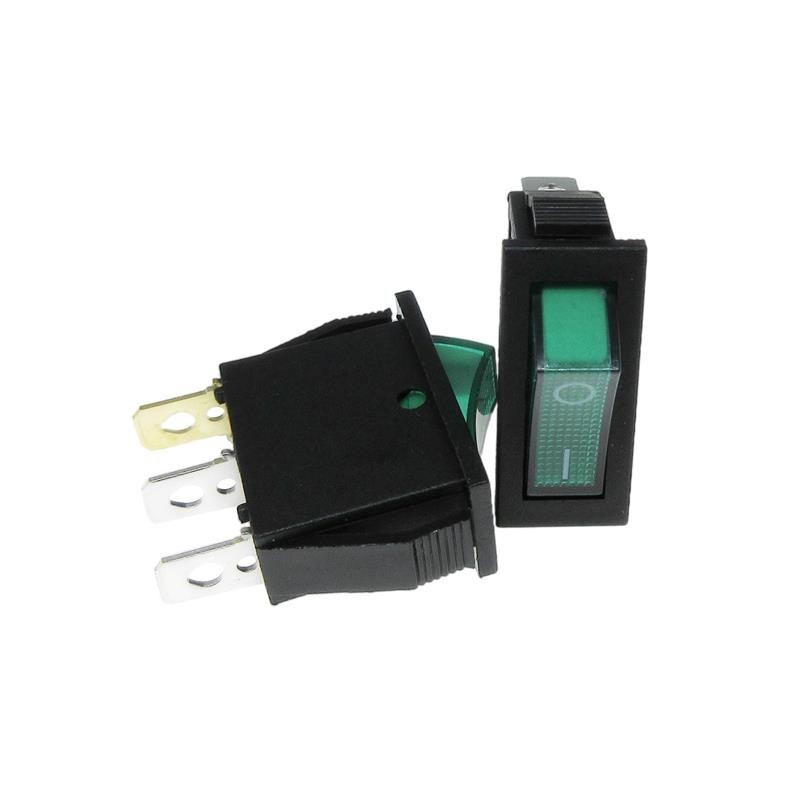 1 pcs : SW-R1-1A-E-LG13-0 - SWITCH ROCKER SPST 20A 125V