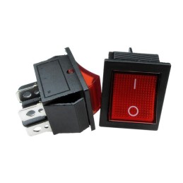 1 pcs : SW-R1-3A-E-LR13-0 - SWITCH ROCKER DPST 20A 125V