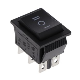 1 pcs : SW-R1-4E-E-6-0 - SWITCH ROCKER DPDT 20A 125V