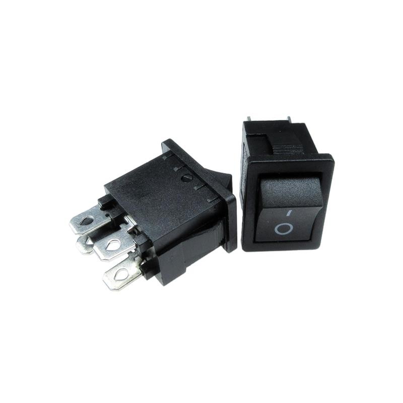 1 pcs : SW-R2-3A-F-1-4 - SWITCH ROCKER DPST 10A 125V