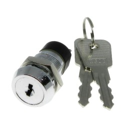 1 pcs : SW-R-K11B-A - SWITCH KEYLOCK 2POS SPDT 4A 125V