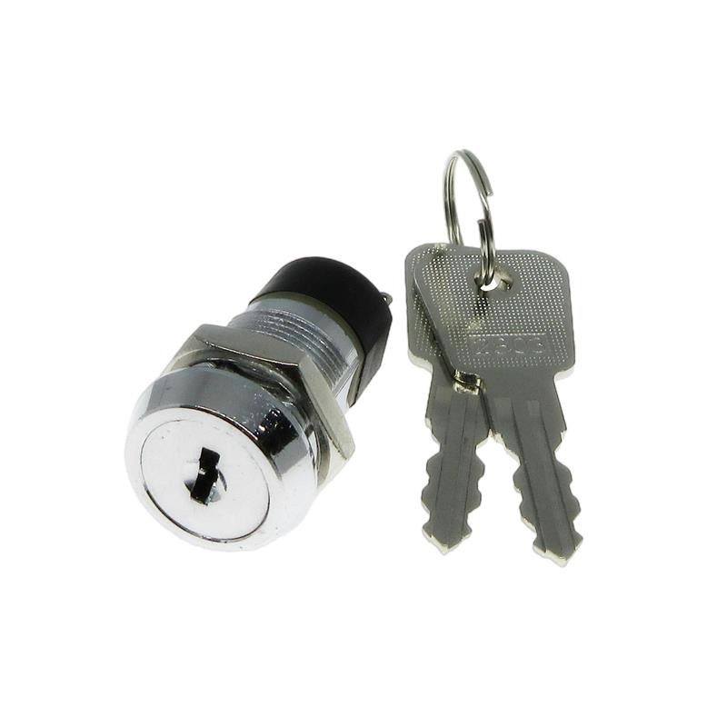1 pcs : SW-R-K11B-A - SWITCH KEYLOCK 2POS SPDT 4A 125V