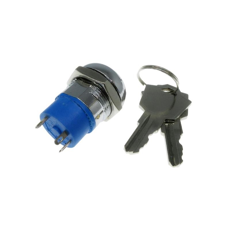 1 pcs : SW-R-K13A-A - SWITCH KEYLOCK 2POS SPDT 4A 125V