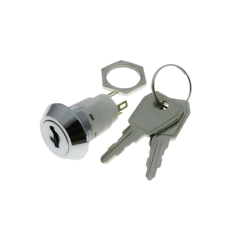 1 pcs : SW-R-K8-A - SWITCH KEYLOCK 2POS SPDT 2A 125V