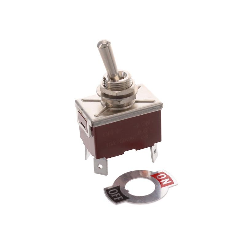 1 pcs : SW-T1-3A-B-K2 - SWITCH TOGGLE DPST 15A 125V