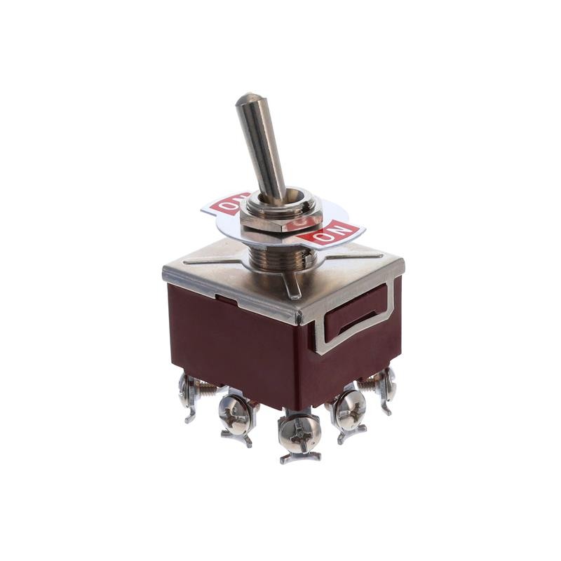 1 pcs : SW-T1-6B-D-C1-K3 - SWITCH TOGGLE 3PDT 15A 125V