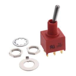 1 pcs : SW-T2-4B-A-T1-S-03 - SWITCH TOGGLE DPDT 5A 125V