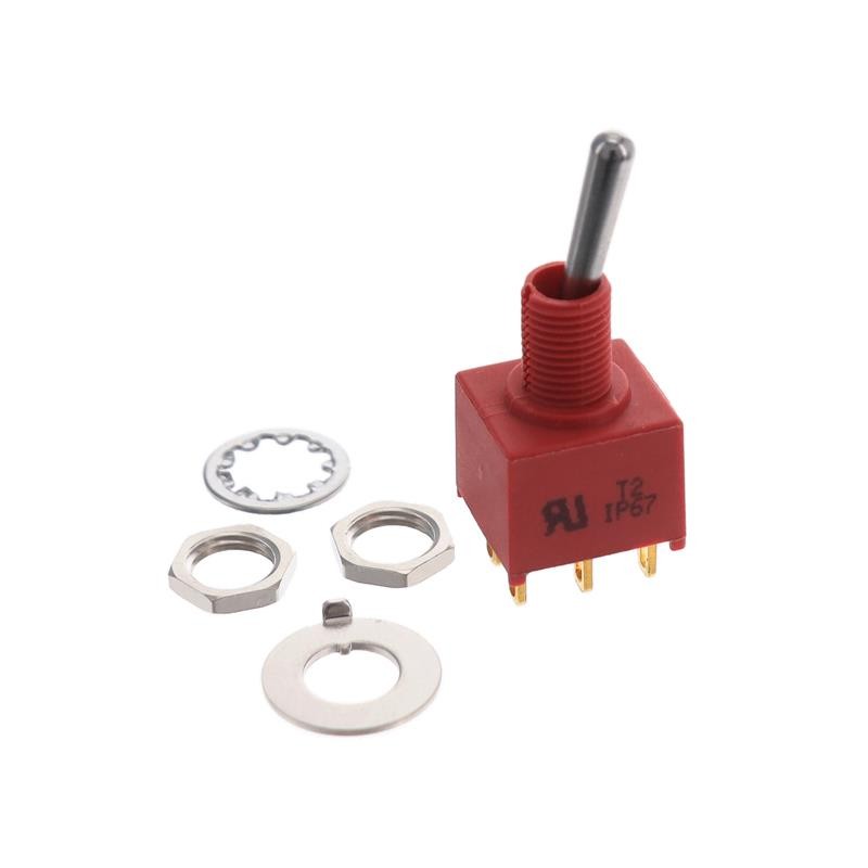 1 pcs : SW-T2-4B-A-T1-S-03 - SWITCH TOGGLE DPDT 5A 125V