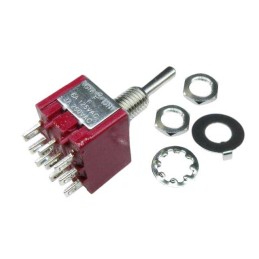 1 pcs : SW-T2-6E-A-A2-M3 - SWITCH TOGGLE 3PDT 6A 125V